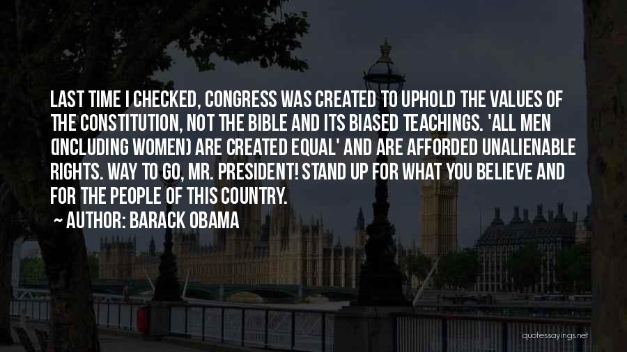 Stand Up For What You Believe Quotes By Barack Obama