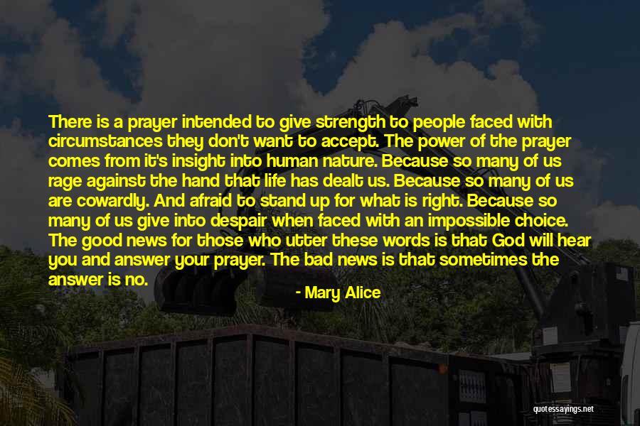 Stand Up For Your Life Quotes By Mary Alice Stand Up For Your Life Quotes By Mary Alice