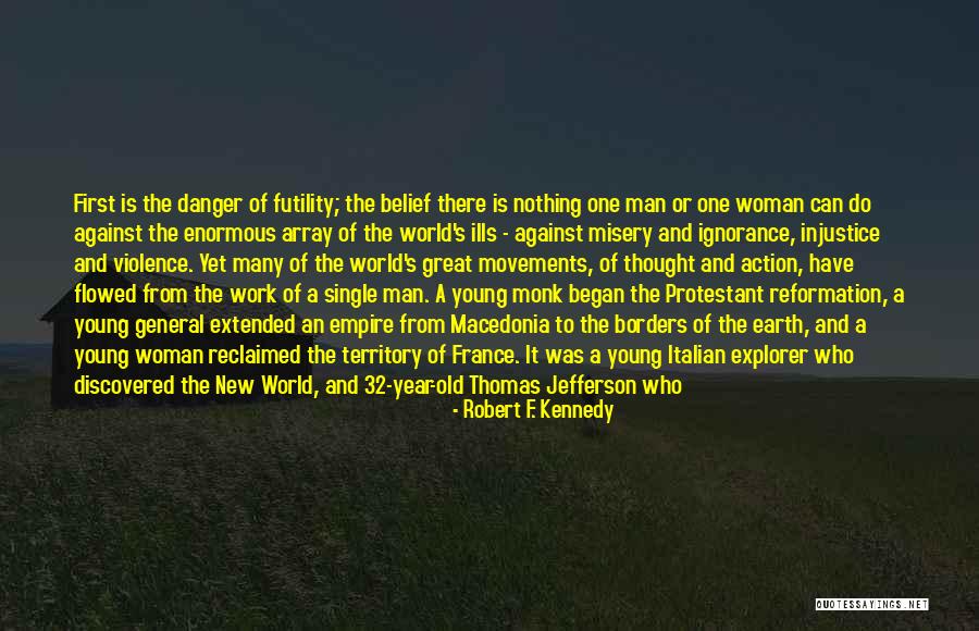 Stand Up To Injustice Quotes By Robert F. Kennedy Stand Up To Injustice Quotes By Robert F. Kennedy