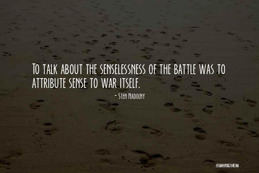 Standard Attitude Quotes By Sten Nadolny Standard Attitude Quotes By Sten Nadolny