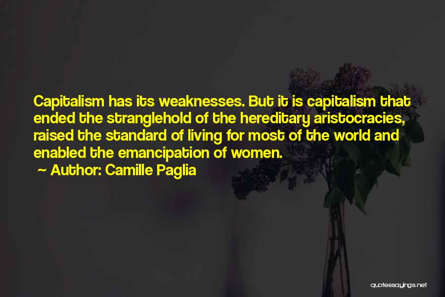 Standard Of Living Quotes By Camille Paglia