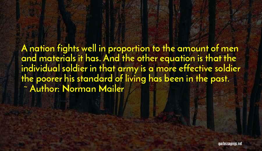 Standard Of Living Quotes By Norman Mailer
