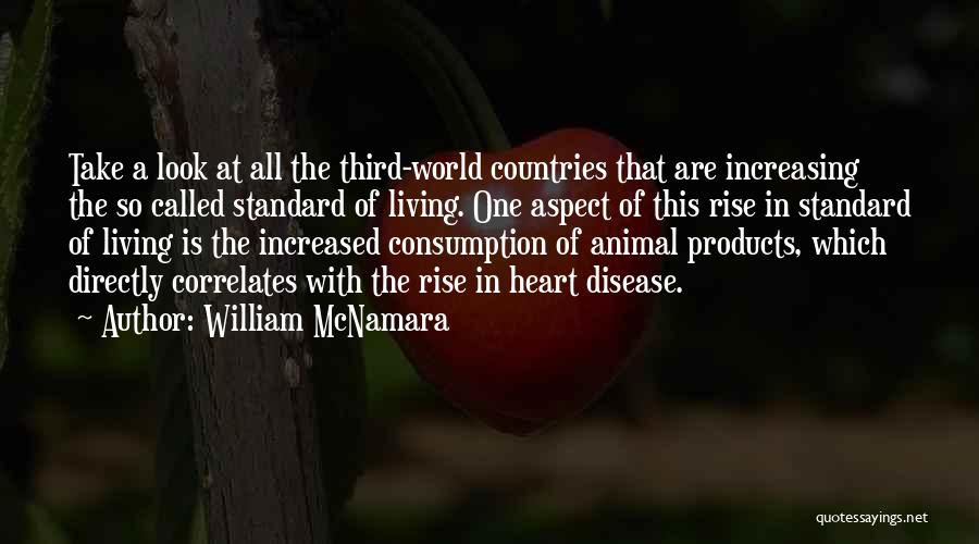 Standard Of Living Quotes By William McNamara
