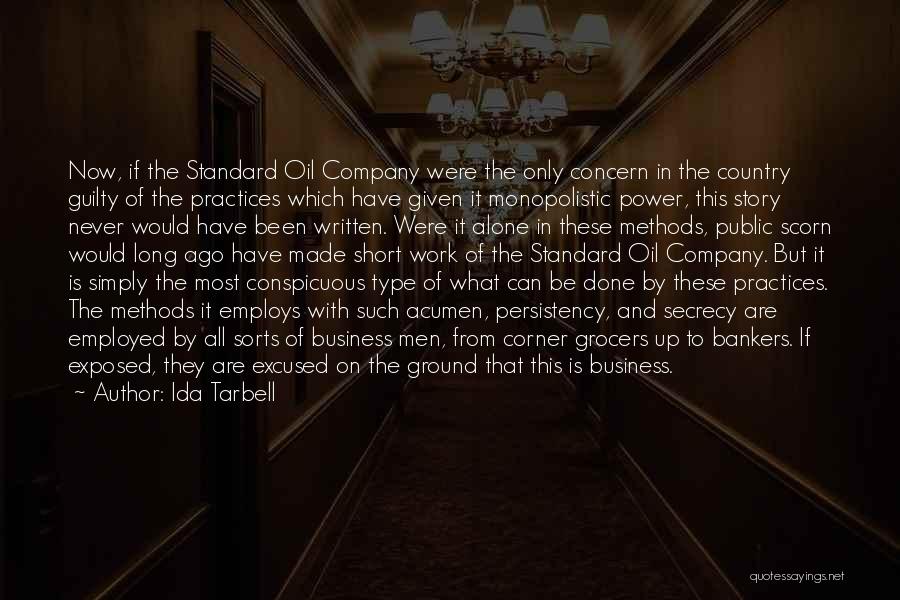 Standard Oil Quotes By Ida Tarbell