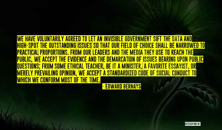 Standardized Quotes By Edward Bernays