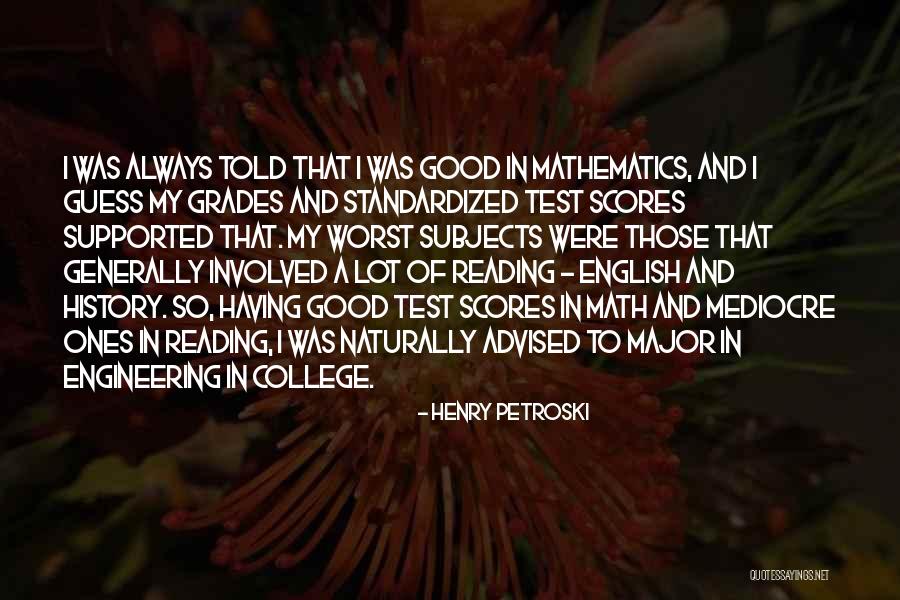 Standardized Quotes By Henry Petroski