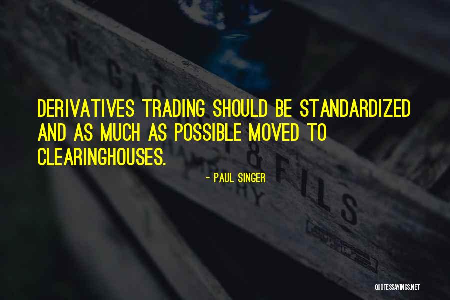 Standardized Quotes By Paul Singer