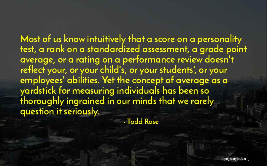 Standardized Quotes By Todd Rose