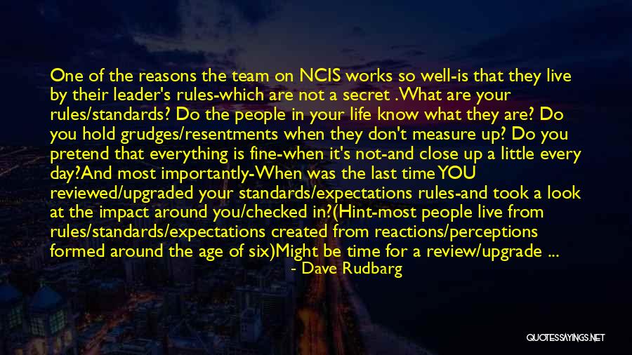 Standards And Expectations Quotes By Dave Rudbarg Standards And Expectations Quotes By Dave Rudbarg