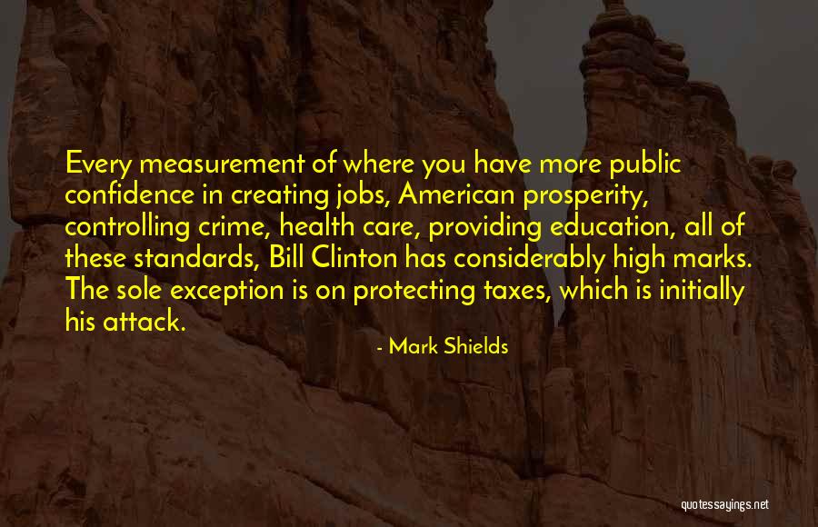 Standards In Education Quotes By Mark Shields