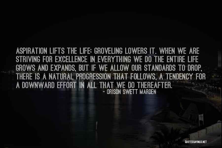 Standards In Life Quotes By Orison Swett Marden Standards In Life Quotes By Orison Swett Marden