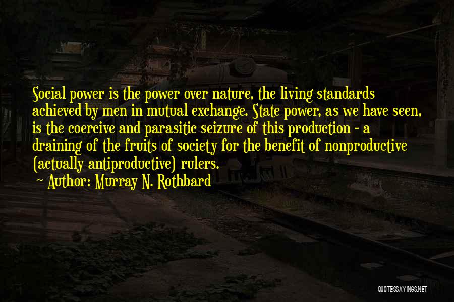 Standards Of Society Quotes By Murray N. Rothbard