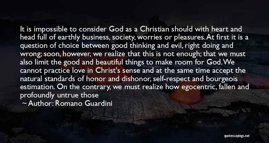 Standards Of Society Quotes By Romano Guardini