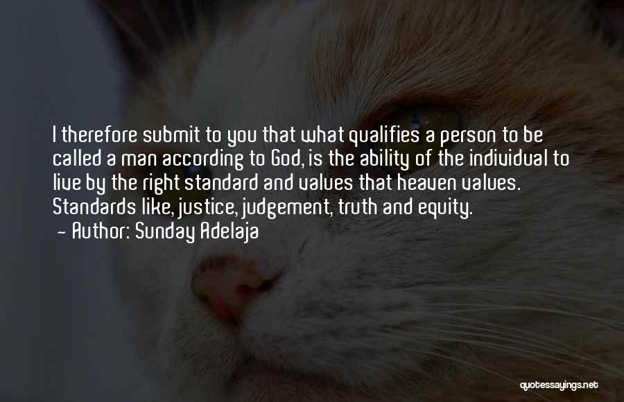 Standards Quotes By Sunday Adelaja