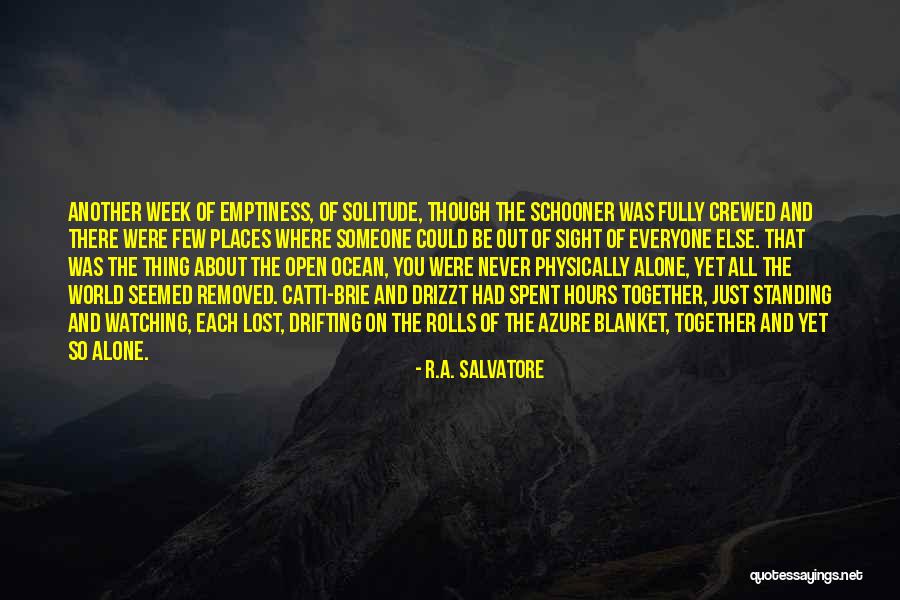 Standing Alone In A Crowd Quotes By R.A. Salvatore