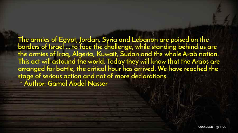 Standing Armies Quotes By Gamal Abdel Nasser