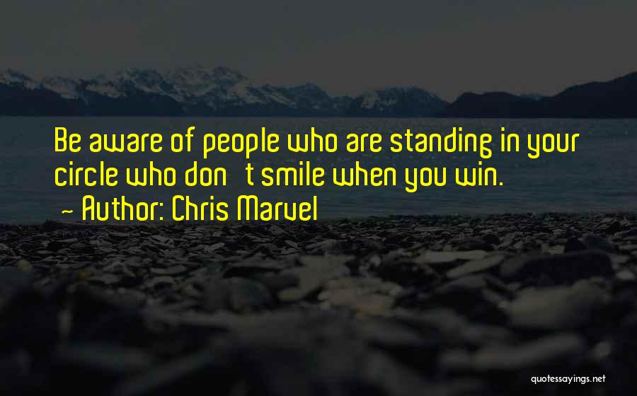 Standing By Friends Quotes By Chris Marvel