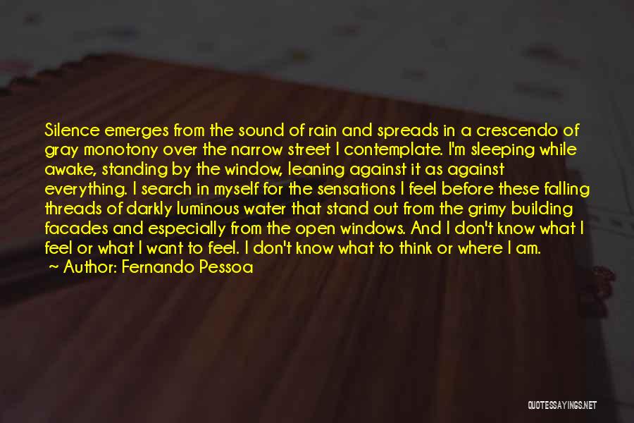 Standing By Myself Quotes By Fernando Pessoa