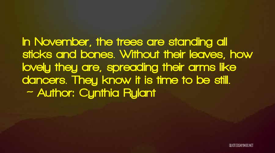 Standing Still In Time Quotes By Cynthia Rylant