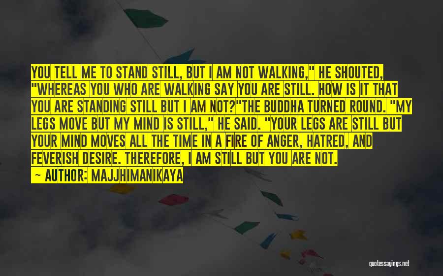 Standing Still In Time Quotes By Majjhimanikaya