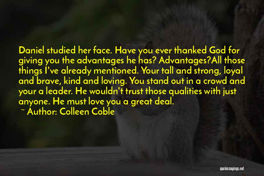 Standing Tall And Strong Quotes By Colleen Coble