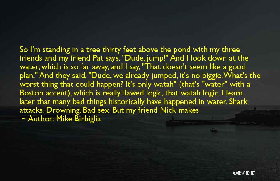 Standing Up For A Friend Quotes By Mike Birbiglia