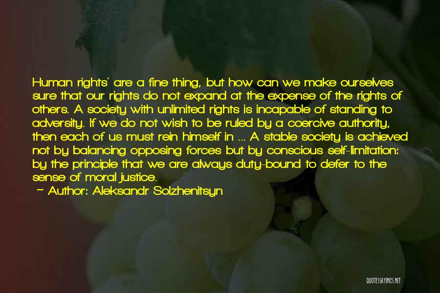 Standing Up For Justice Quotes By Aleksandr Solzhenitsyn