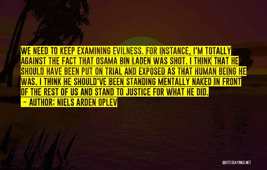 Standing Up For Justice Quotes By Niels Arden Oplev