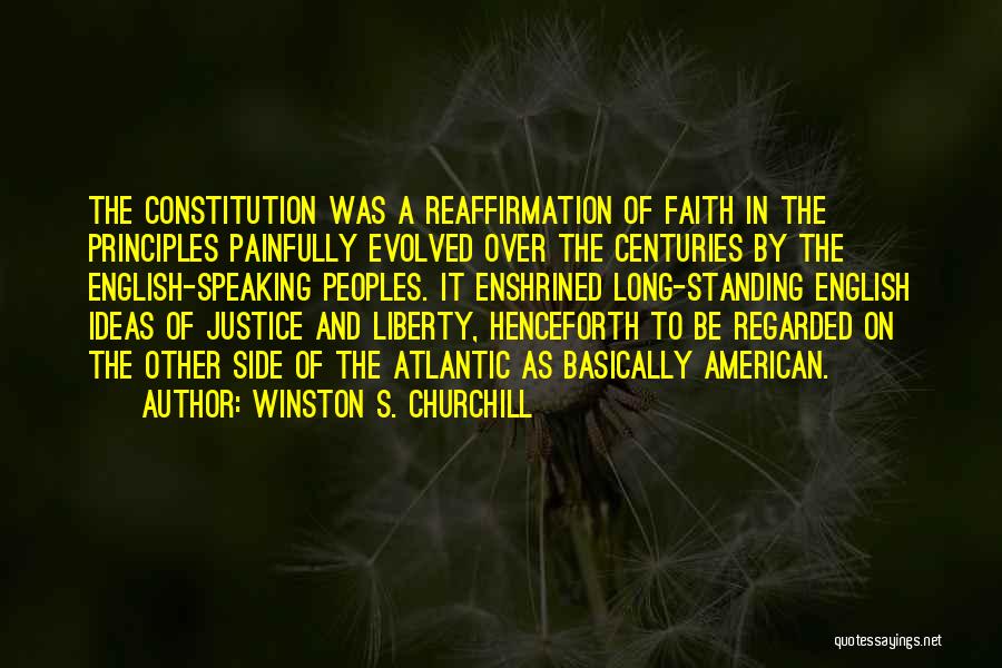 Standing Up For Justice Quotes By Winston S. Churchill