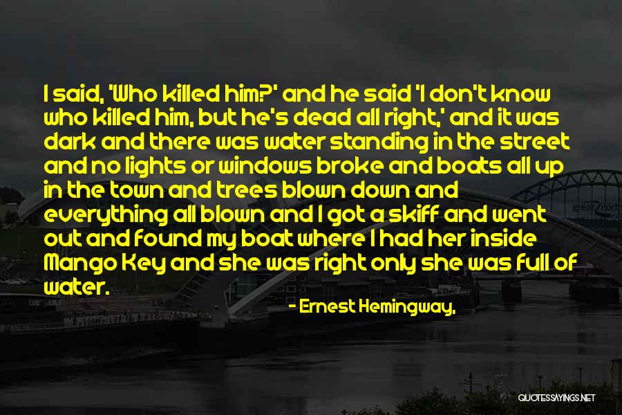 Standing Up For What You Know Is Right Quotes By Ernest Hemingway,