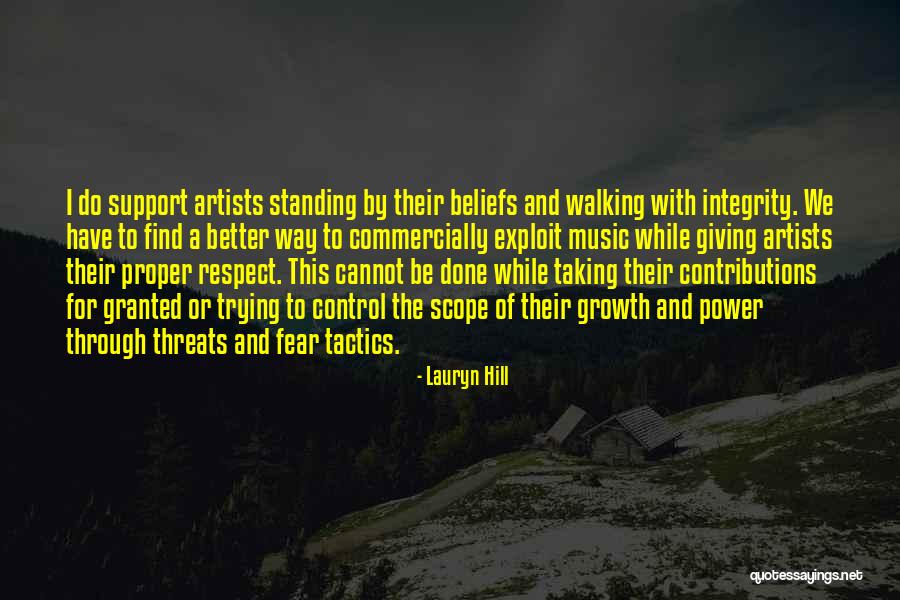 Standing Up For Your Beliefs Quotes By Lauryn Hill Standing Up For Your Beliefs Quotes By Lauryn Hill