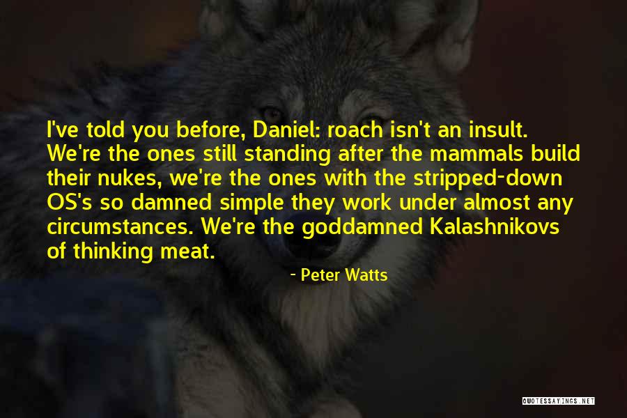 Standing Up For Yourself At Work Quotes By Peter Watts Standing Up For Yourself At Work Quotes By Peter Watts