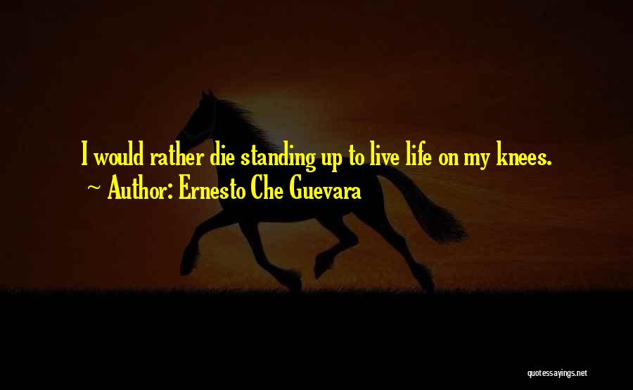 Standing Up Quotes By Ernesto Che Guevara