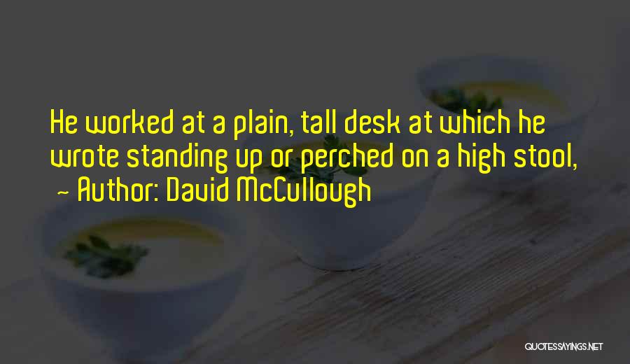 Standing Up Tall Quotes By David McCullough