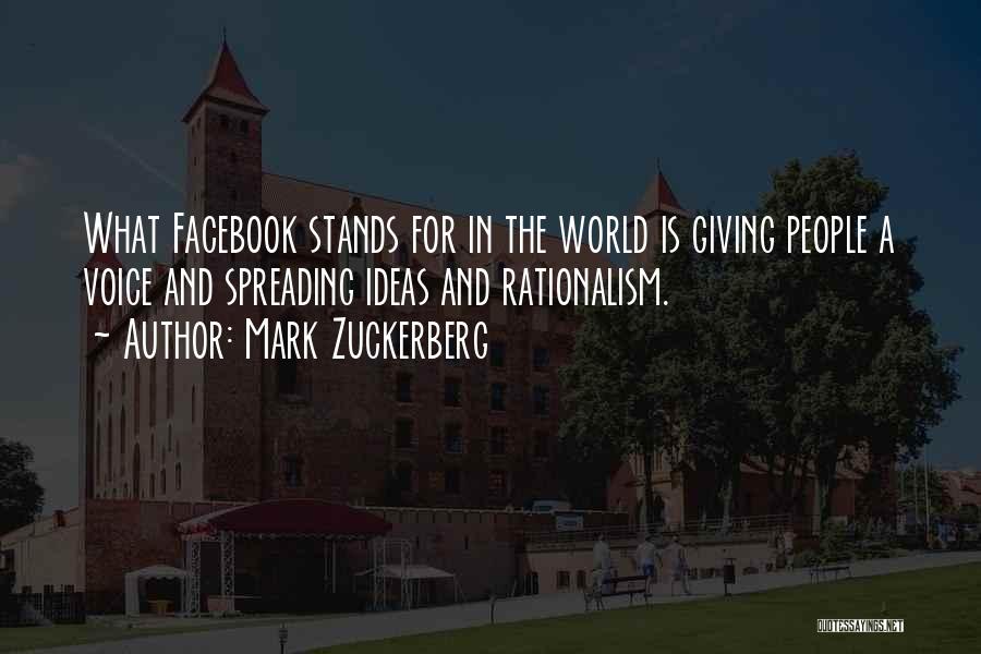 Stands Quotes By Mark Zuckerberg