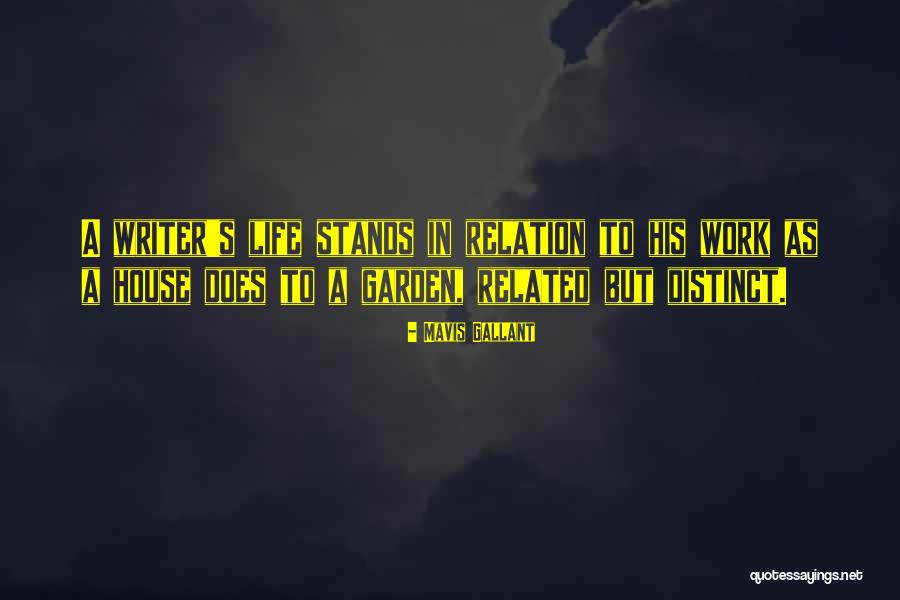 Stands Related Quotes By Mavis Gallant Stands Related Quotes By Mavis Gallant