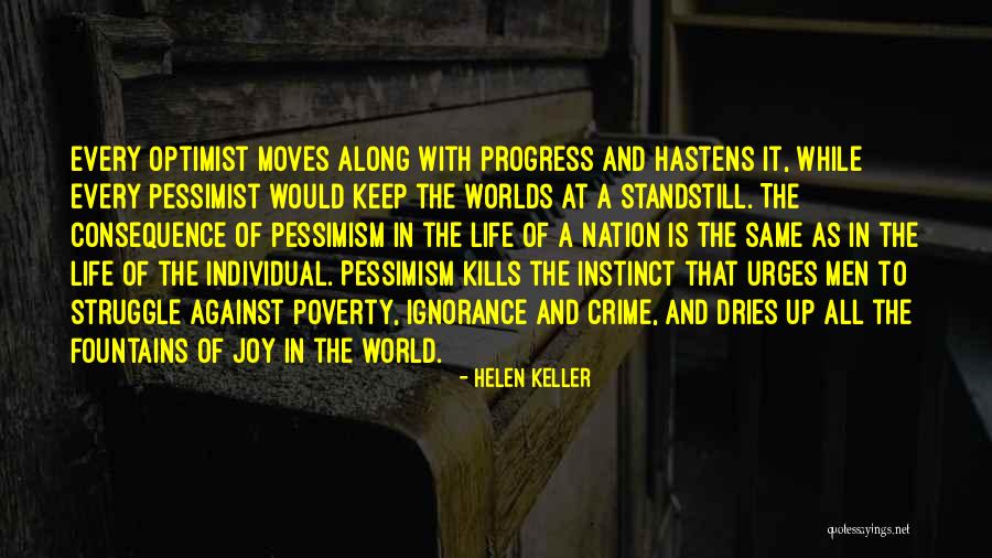 Standstill Quotes By Helen Keller