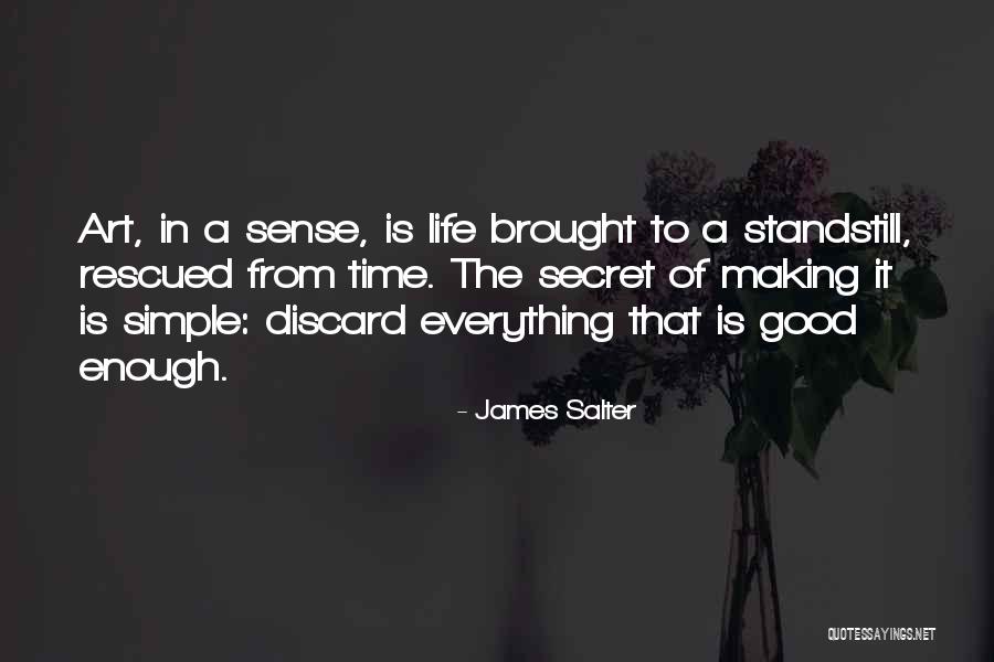 Standstill Quotes By James Salter