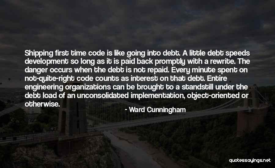 Standstill Quotes By Ward Cunningham