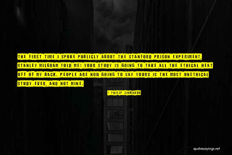 Stanford Experiment Quotes By Philip Zimbardo Stanford Experiment Quotes By Philip Zimbardo