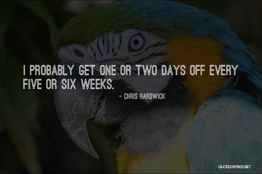 Stanice Metra Quotes By Chris Hardwick Stanice Metra Quotes By Chris Hardwick