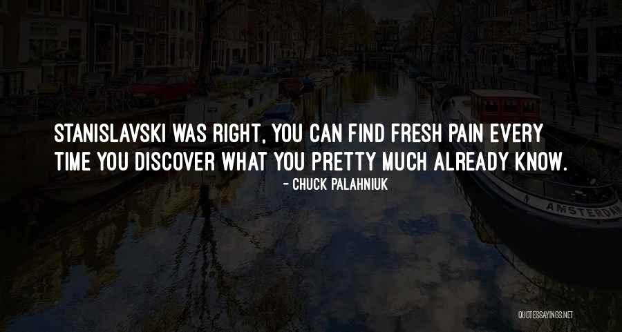 Stanislavski Quotes By Chuck Palahniuk Stanislavski Quotes By Chuck Palahniuk
