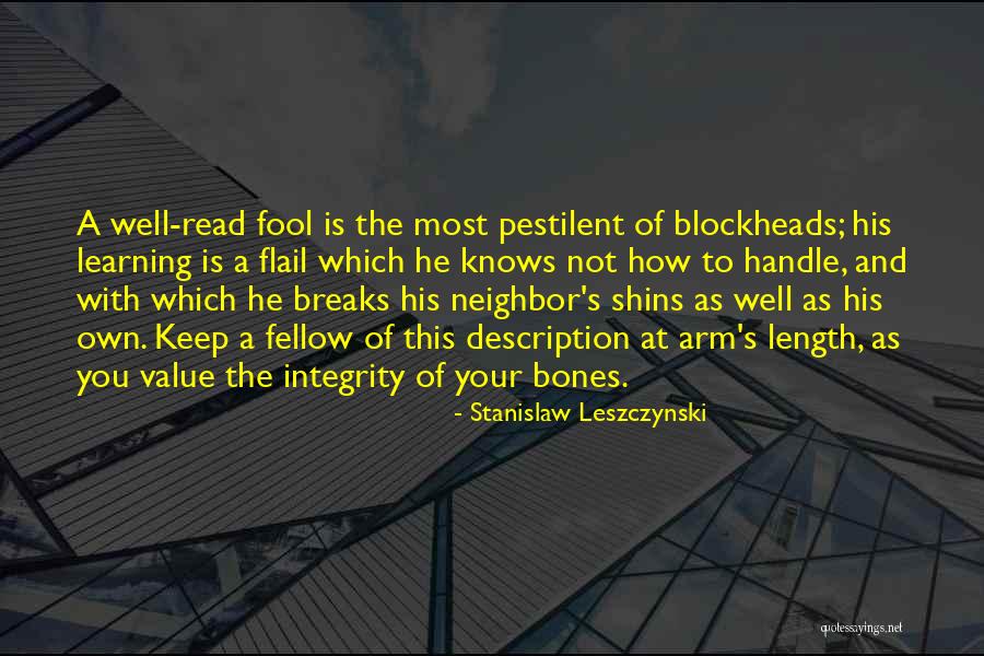 Stanislaw Leszczynski Quotes 973998 Stanislaw Leszczynski Quotes 973998