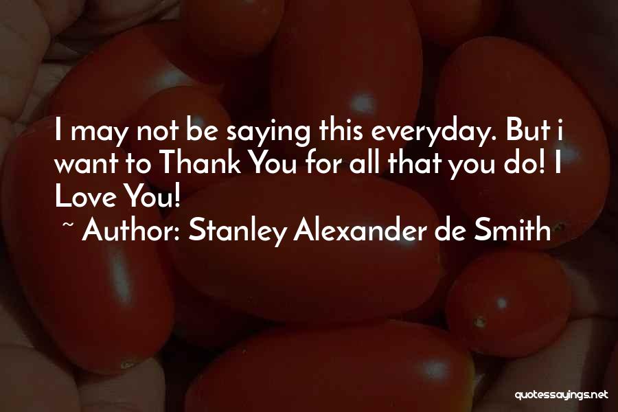 Stanley Alexander De Smith Quotes 374213