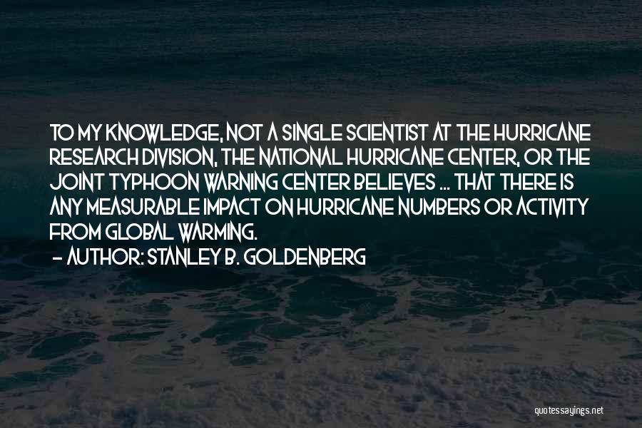 Stanley B. Goldenberg Quotes 1228433