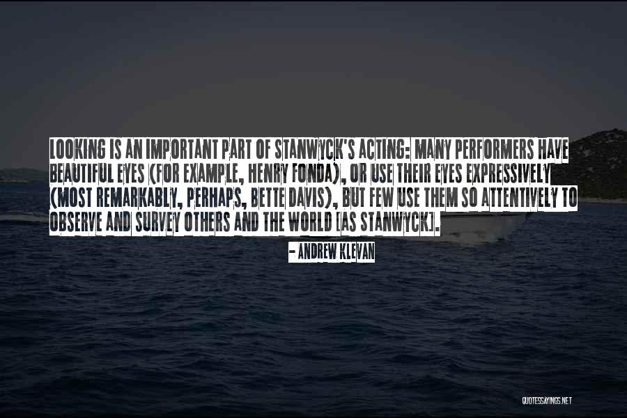 Stanwyck Barbara Quotes By Andrew Klevan Stanwyck Barbara Quotes By Andrew Klevan