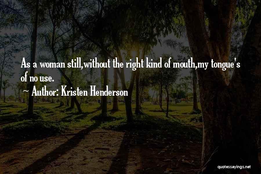 Stanza Quotes By Kristen Henderson