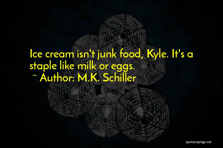 Staple Food Quotes By M.K. Schiller