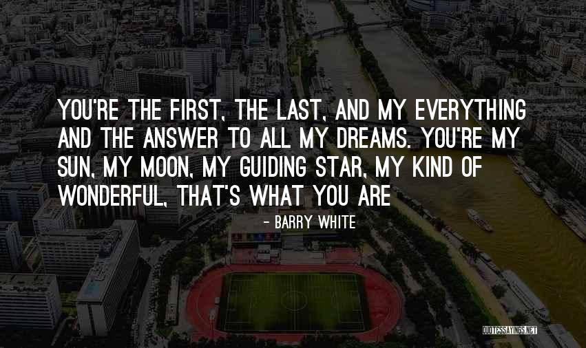 Star And Love Quotes By Barry White