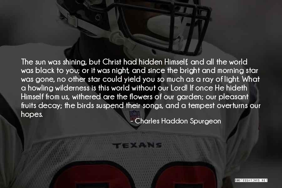 Star And Sun Quotes By Charles Haddon Spurgeon Star And Sun Quotes By Charles Haddon Spurgeon